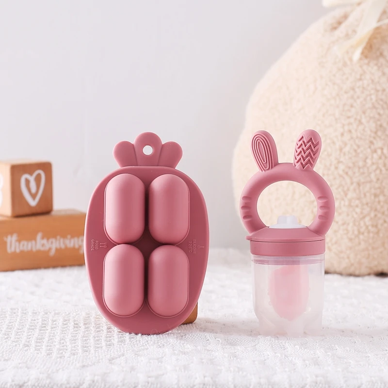 Hot Sale Unisex Silicone Rabbit Baby Gum Teethers Soft Toy for Teething Newborns Aged 0 to 24 Months