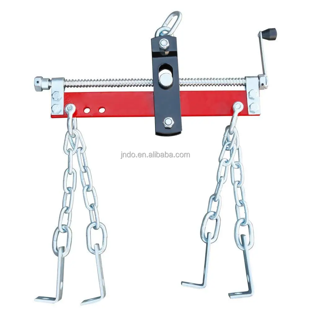 Heavy Duty Steel Engine Hoist 4000lbs Engine Lift Load Leveler with 2 Chains
