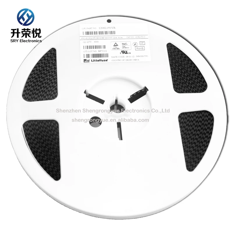 Littelfuse 1206L050YR SMD resettable fuse 500mA 0.5A 6V 1206 PTC resettable fuse