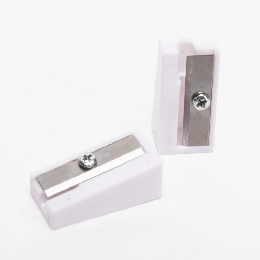 Ручная Пластиковая точилка для карандашей с одним отверстием, размер под заказ