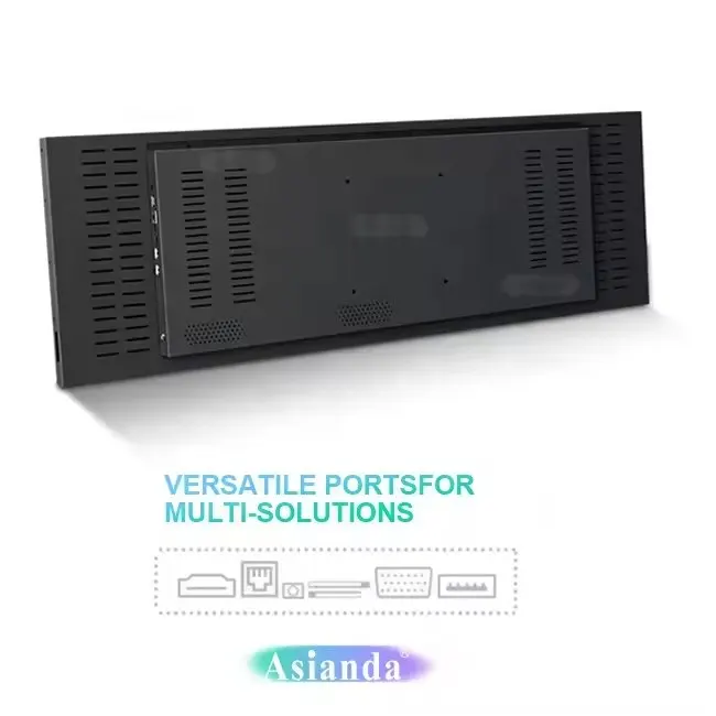Shelf Edge Ultra Thin Advertising Touch Screen LCD display 12.1inch Indoor Android LCD Transparent Display Digital