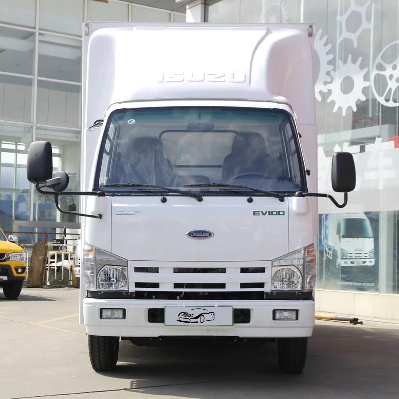 Новинка Китай 110 кВт 4x2 коммерческий Электрический фургон 106 кВтч 6 wheeler Qingling ISUZU EV100