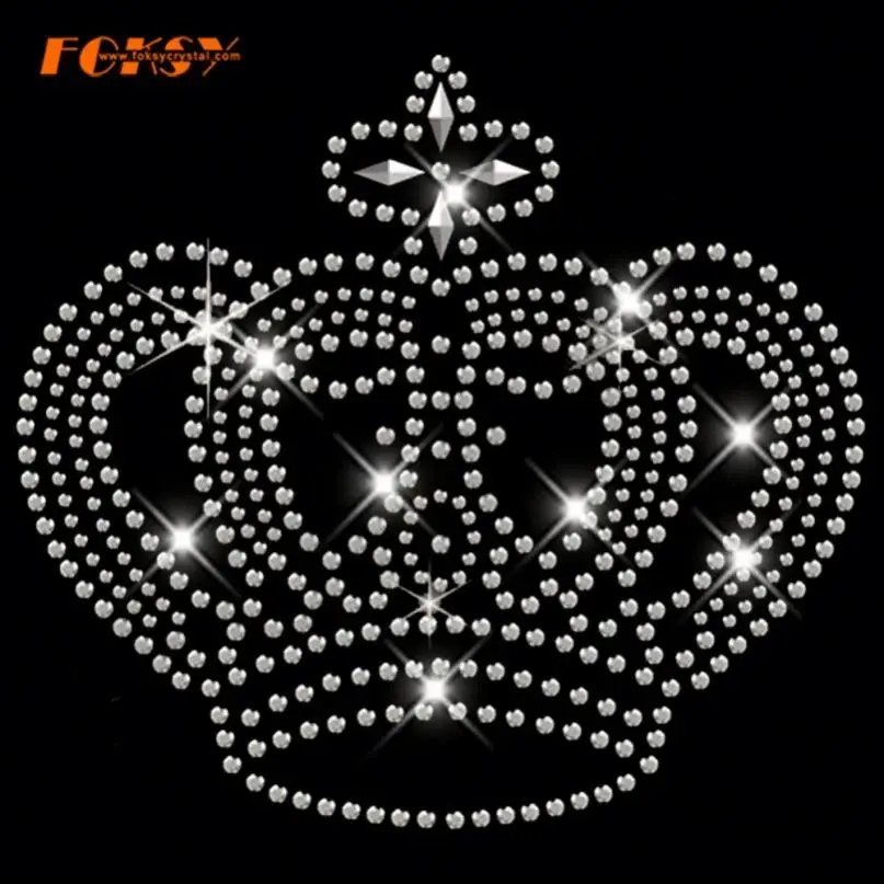 Crystal Hotfix Motif Car Sticker Design