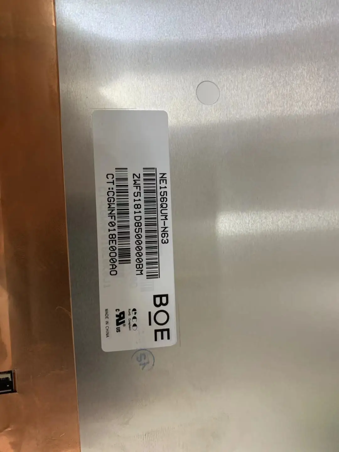 High quality 15.6 2k 240hz LP156QHG-SPV1 2560x1440 188ppi G-sync free sync support laptop screen