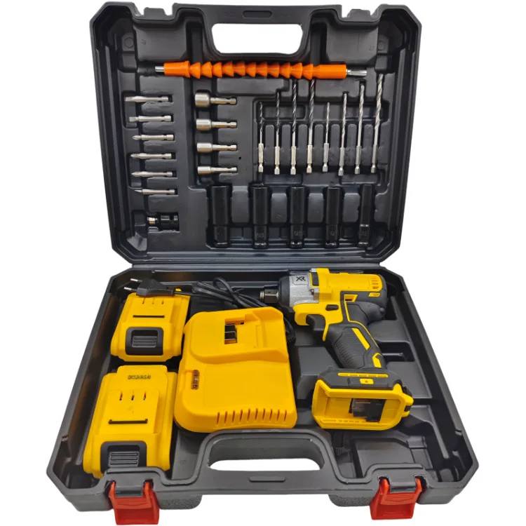 High Power 21VDW80 Auto Repair Power Tools Electric Impact Wrench with LI-Ion Battery High Torque for Workers