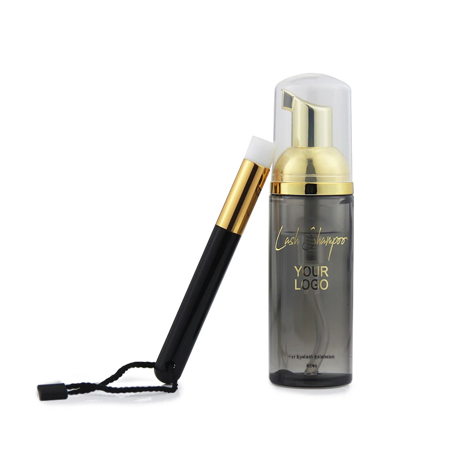 private label lash extension eyelash shampoo foam cleaner lashshampoo bottle Lash foaming cleanser