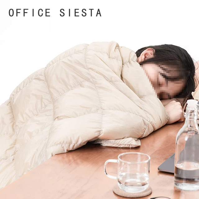 Heated Duvet Quilt Car Train Office Air Conditioning Blanket Lunch Break Nap Wrap Outdoor Camping Travel Portable Blanket