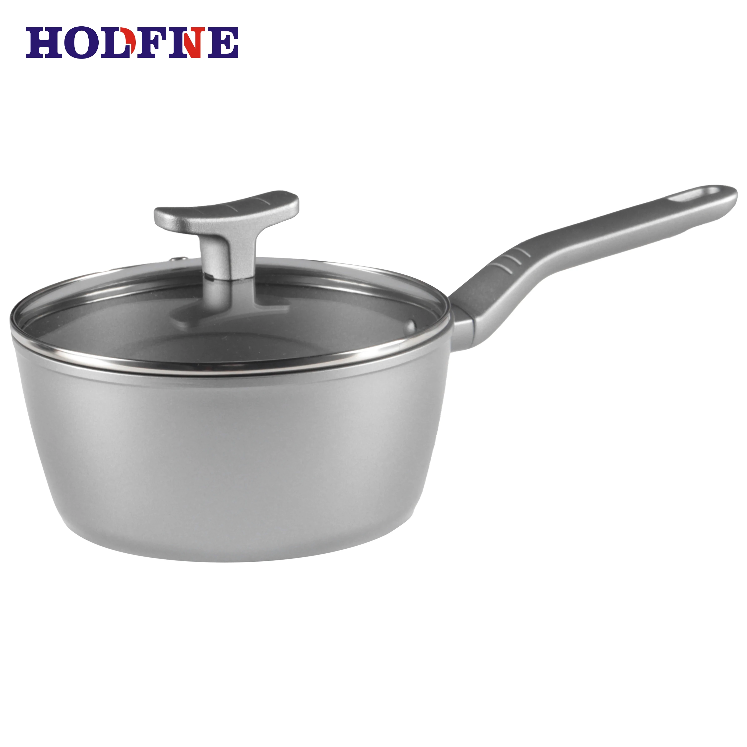 wholesale 8 Pcs saucepan pots and pans kitchen ware non stick cast iron cookware set with lid