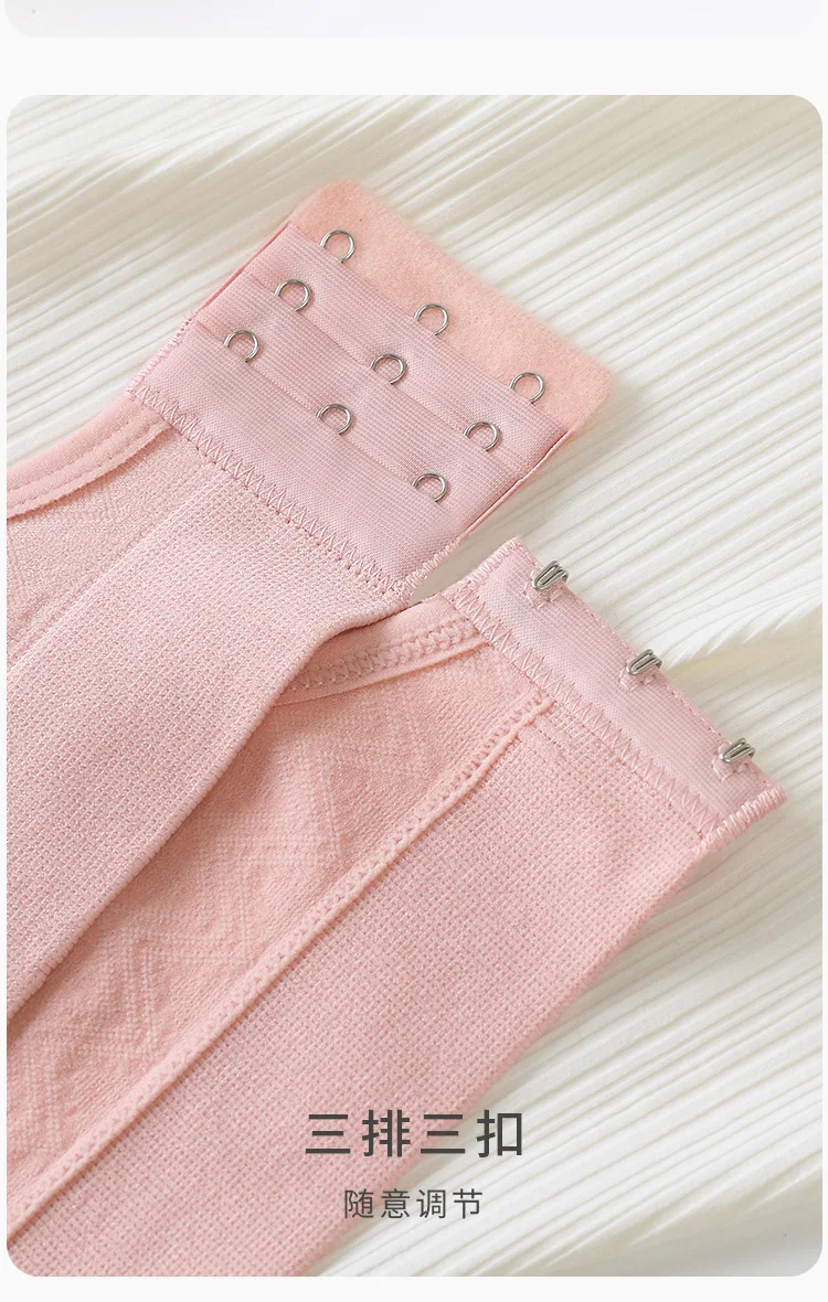 indian girl sexy tube top Back Buckle ladies tube bra and underwear seamless cotton Fixed cup tube top bra Briefs panties set