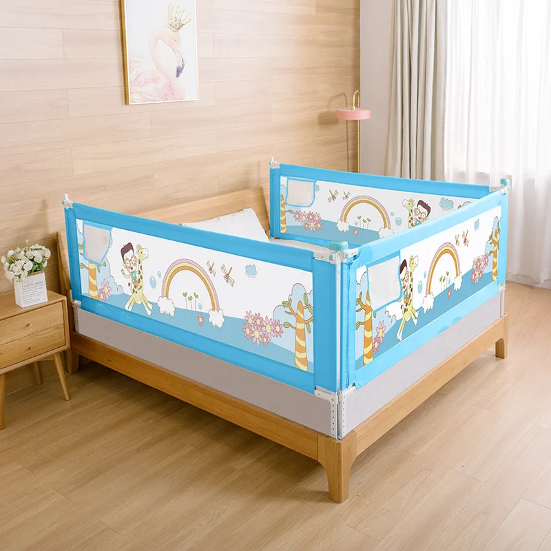 Amazon Hot Selling Bed Crib Barrier Gate Guard Bed Rail For Baby Protective