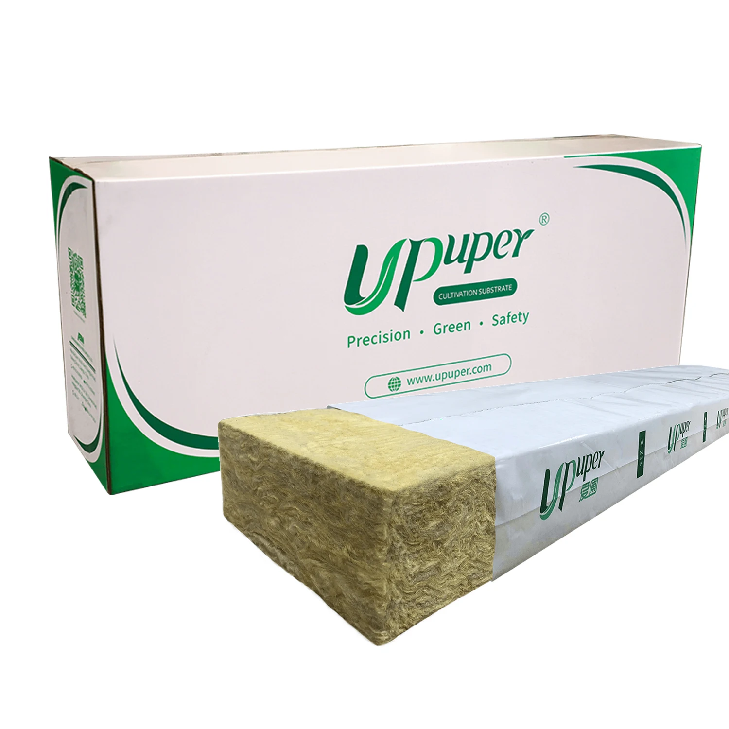 Производитель UPuper, cs 75 40x8x3 дюйма, оптовая продажа тепличных томатов, садовых гидропонных плит из минеральной ваты