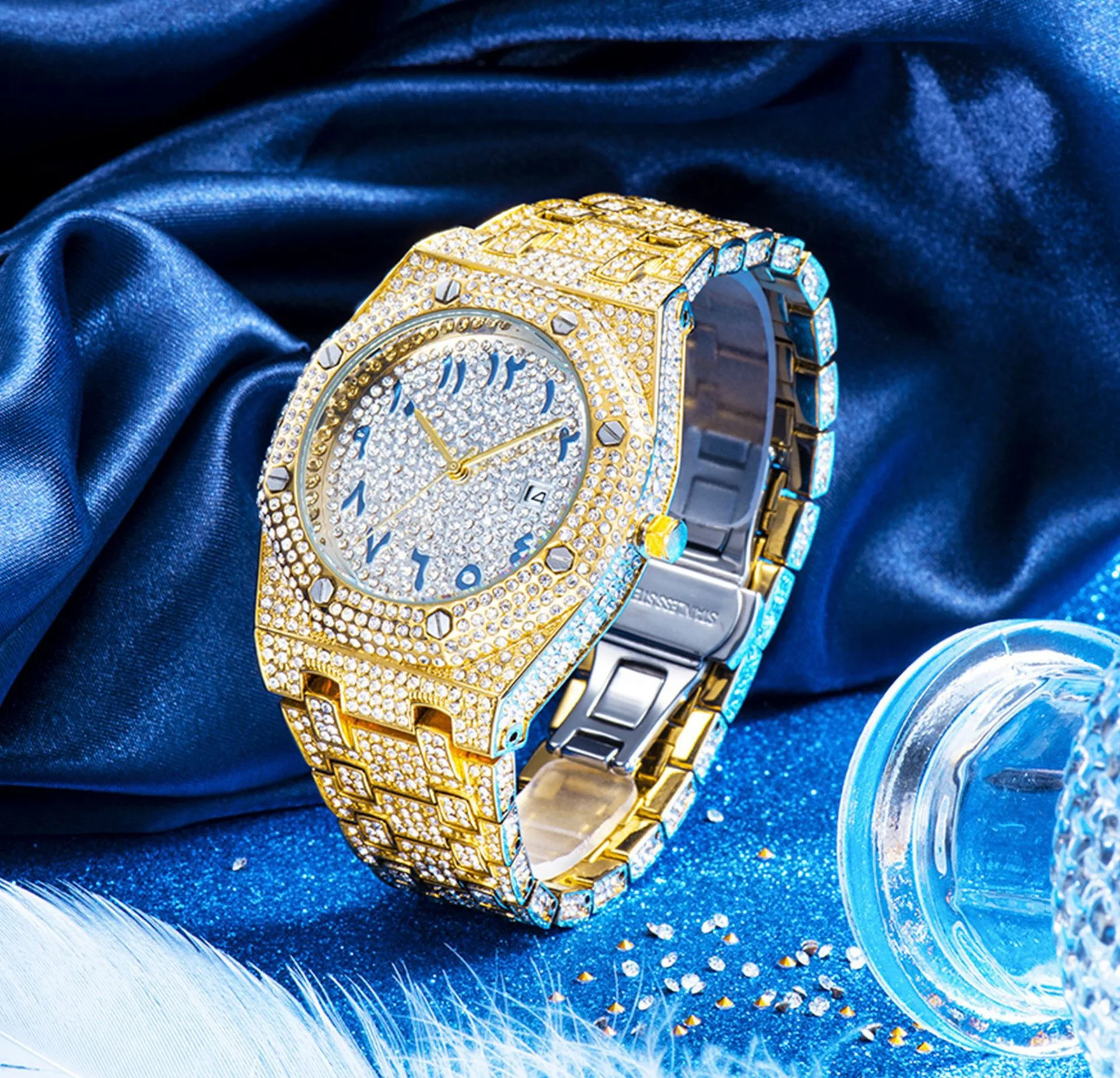 2021 new products fashion silver /rose gold /gold chain vogue quartz wristwatches reloj custom quality men women luxury watches