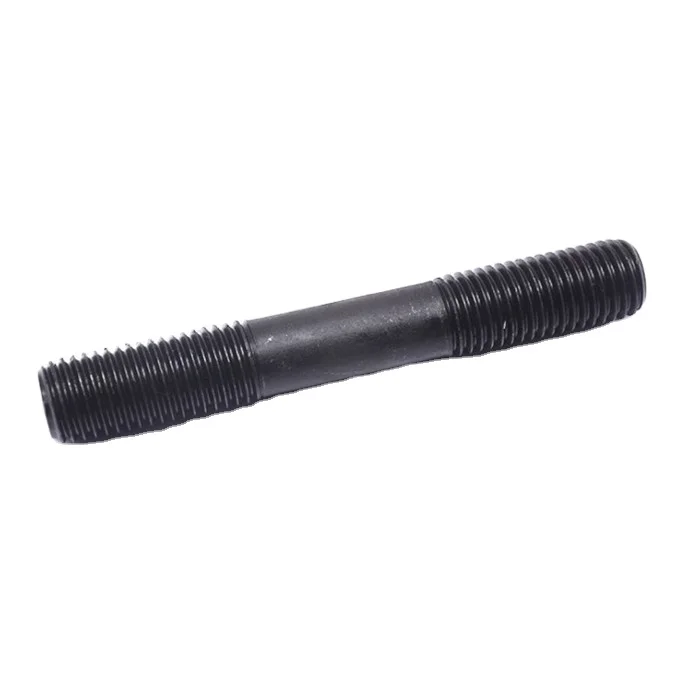 Black Oxide High Strength Double End Bolts Full Threaded Stud Bolts with nuts