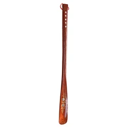 Hot-selling product wooden wear resistant durable portable 55CM flexible and convenient bamboo shoehorn