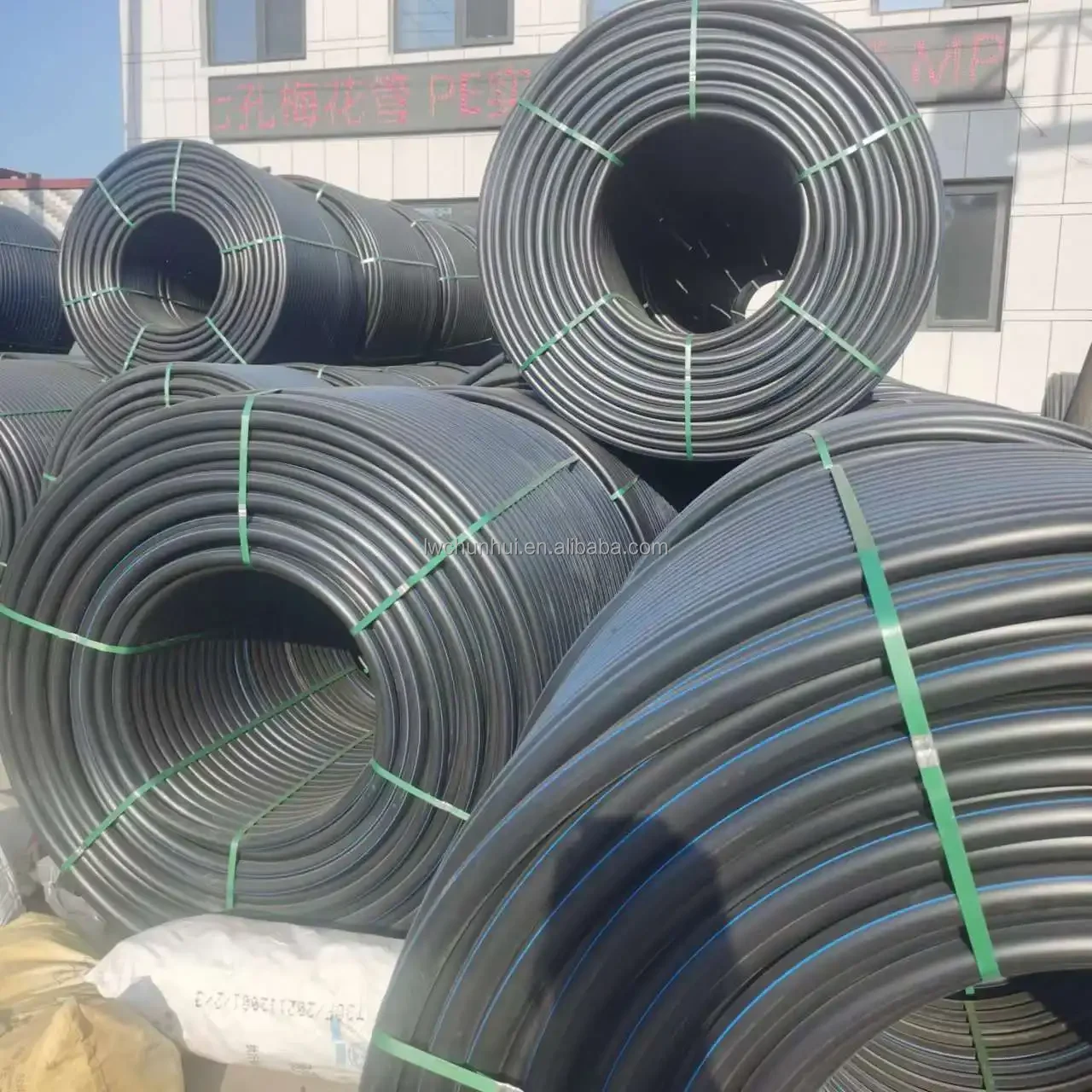 Труба ldpe для орошения Hdpe рулонная катушка фермы в наличии