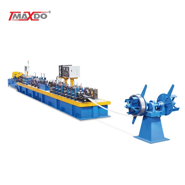 Erw Hollow/Box Welded Stainless Steel Pipe Production Line Pipe Making Machinery