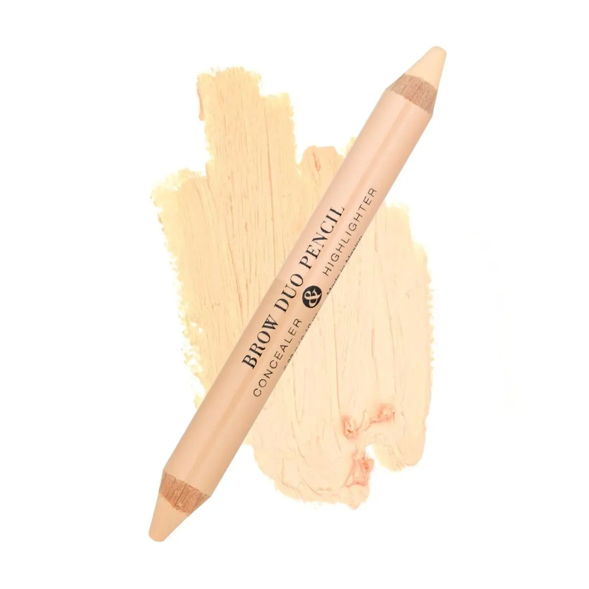Custom your own logo double sided eyebrow Concealer and Highlighter High quality brow duo pencil