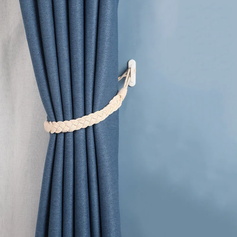 Macrame Curtain Tie backs Handmade Leaf Hand-Woven Boho Tassel  Window Straps Accessories For Living Room Decor