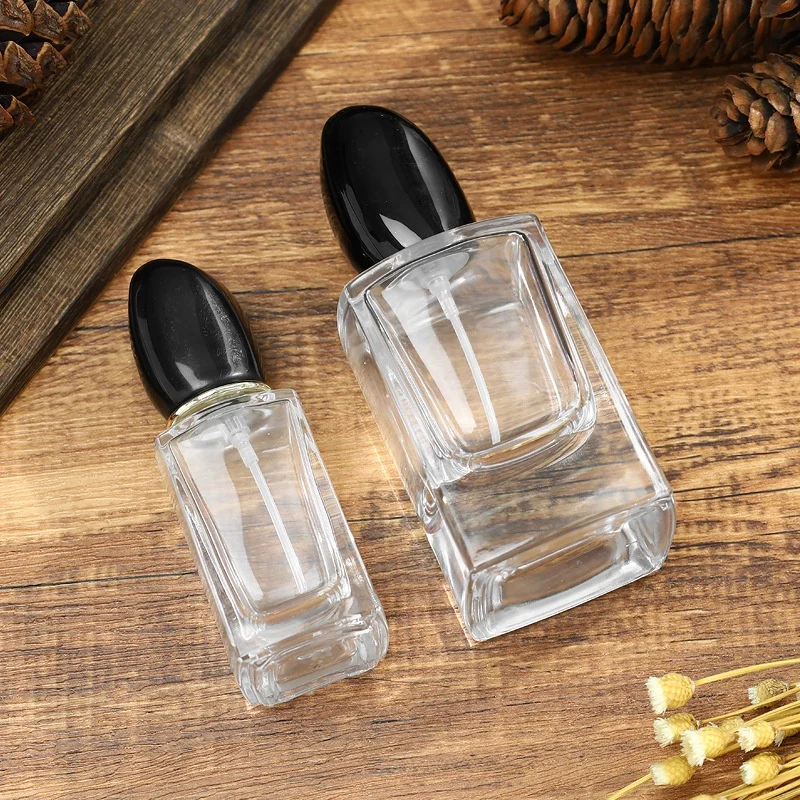 Low MOQ Modern Perfume Bottle 30ml 50ml 100ml Glass Perfume Spray Bottle Customized Perfume Bottle With Box