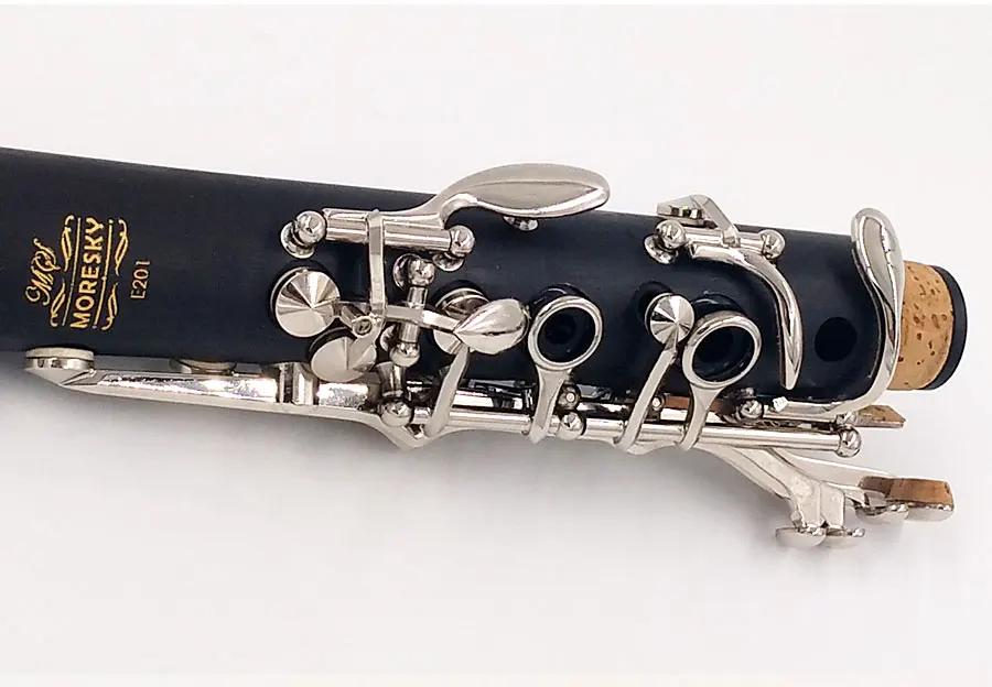 MORESKY Professional cheap C-key Bakelite clarinet for Beginner Key Plated Klarinette for Sale