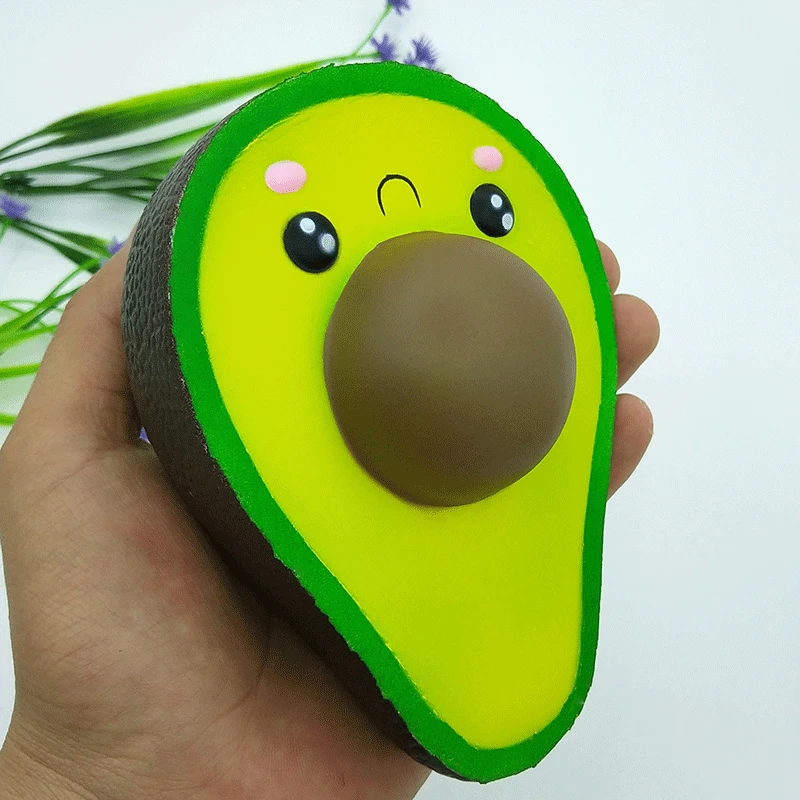 Avocado Anti stress Squishy Toys Simulated Fruit Series Slow Rising Stress Relief Funny Toy for Adults Baby