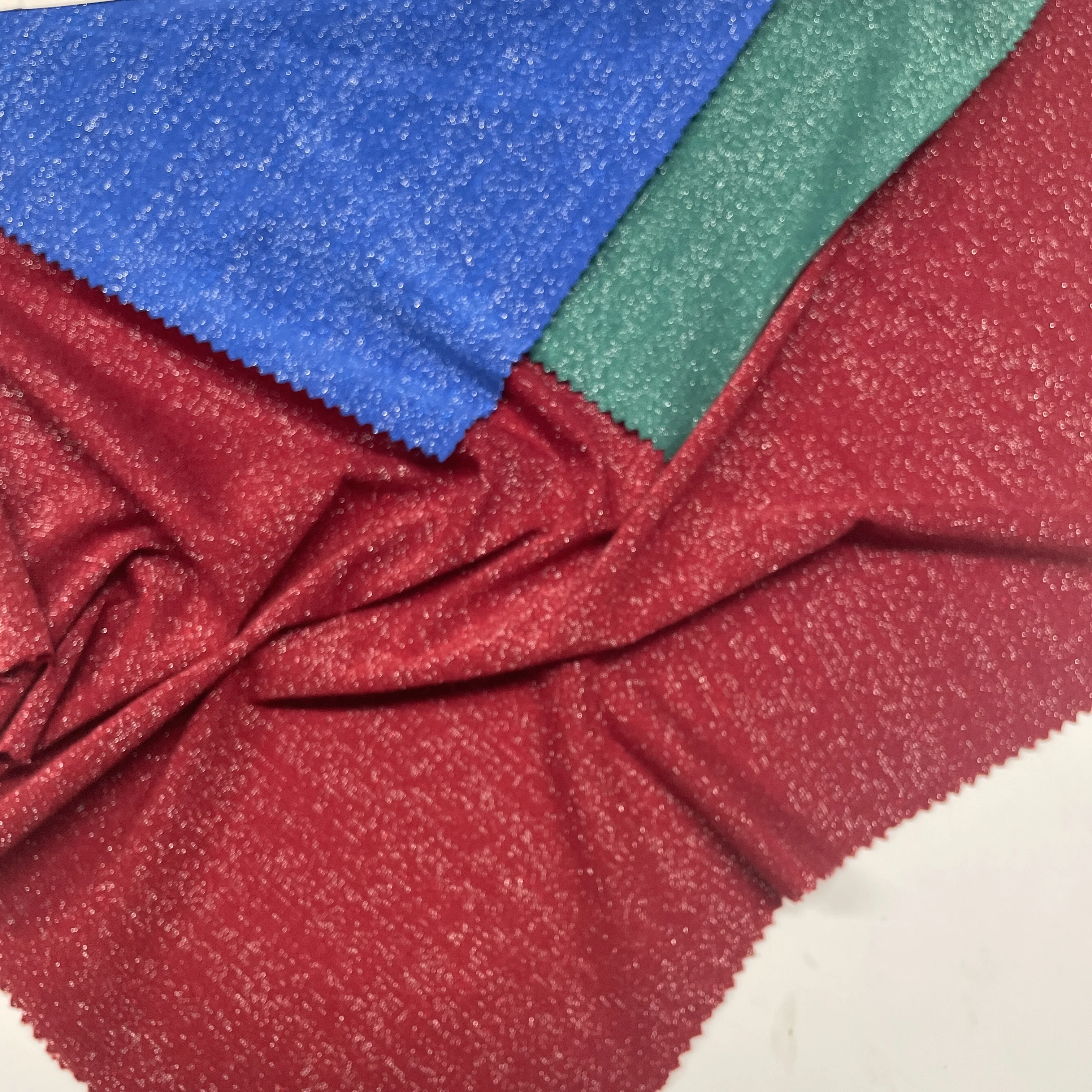 Polyester Spandex Lurex Knitted With Metallic Yarn Lurex Jersey Metallic Fabric For Dress