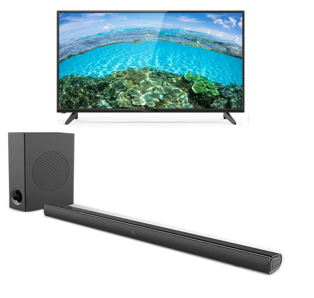 Hot Sale Best 3D Surround Wireless TV Soundbar 60W With Wireless Subwoofer