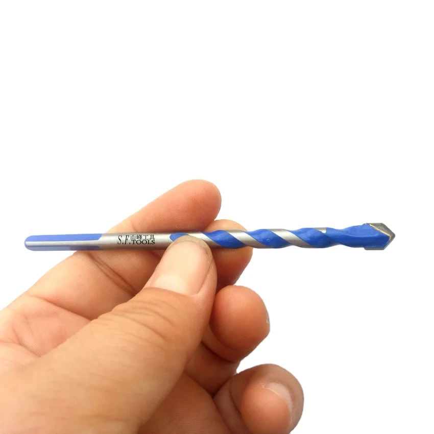 Factory direct selling ceramic brick wall glass drilling multifunctional alloy twist triangle drill bit king drill