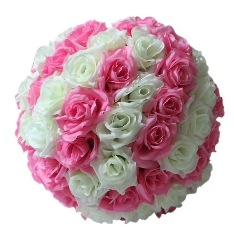 20cm size artificial rose flower ball bouquet wedding home garden party table centerpiece Christmas flower ball
