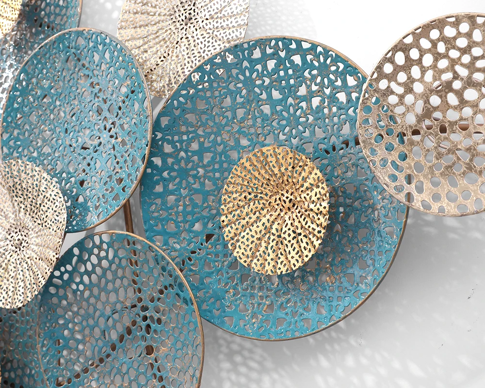 Art flower Metal Decoration Items metal wall tree of life decor for Home Decoration