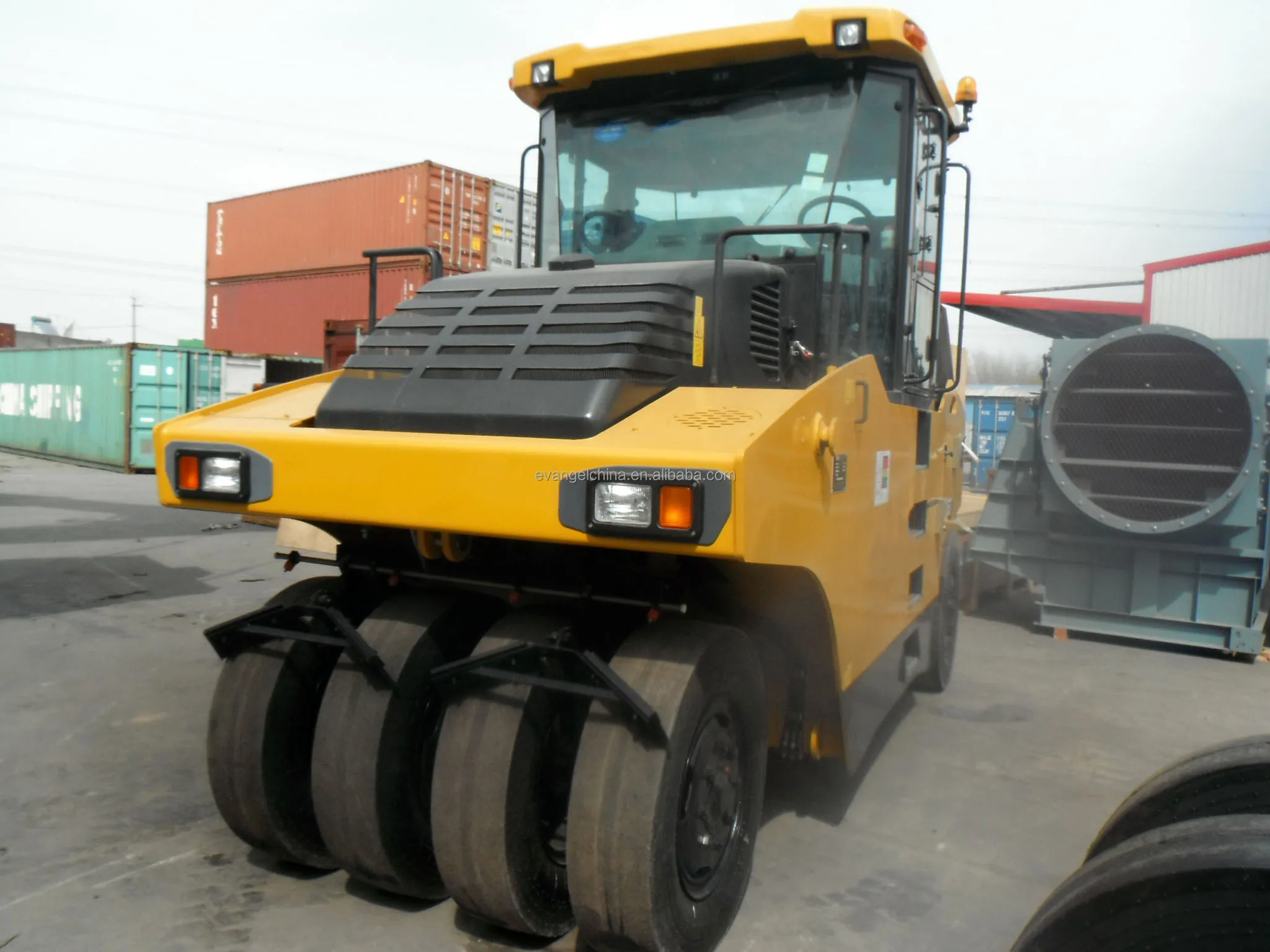 16 Ton Pneumatic Tired Roller Tire Names Road Construction Equipment and Tools Machinery XP163