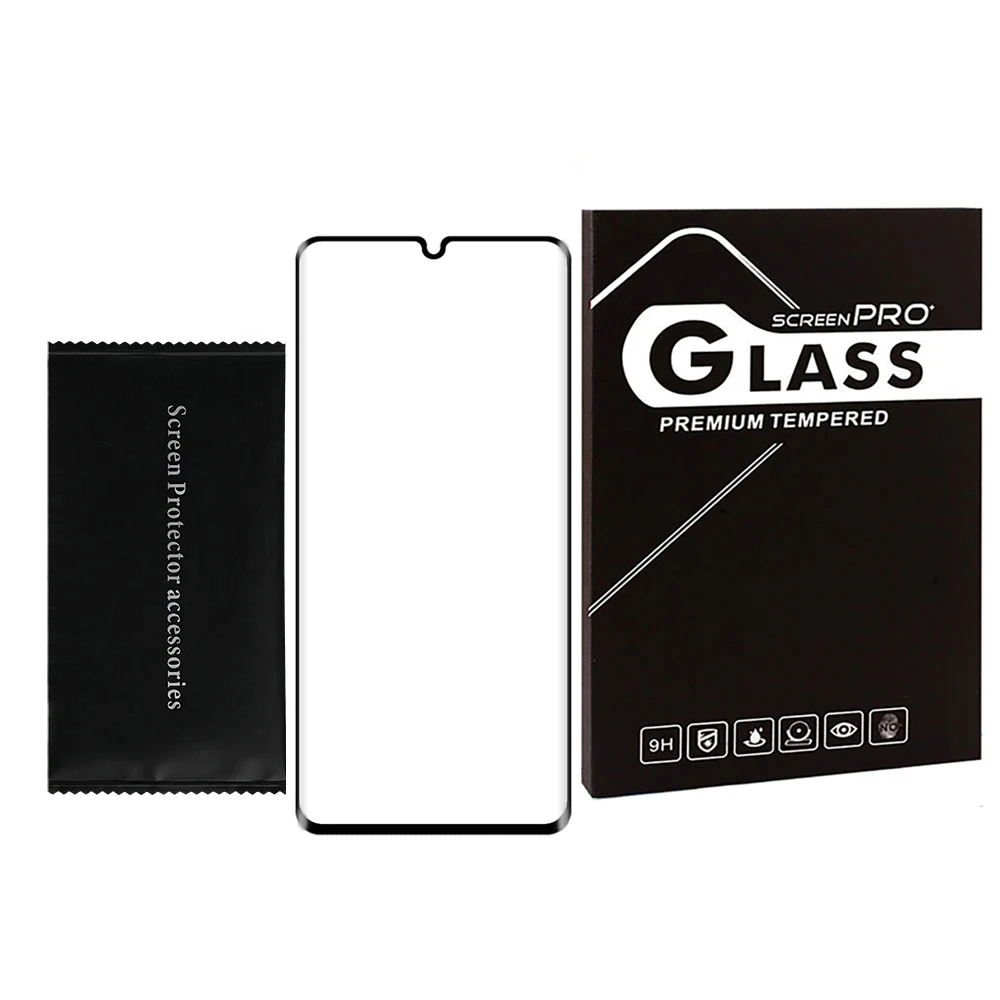 
0.26mm 9H 3D Explosion-proof Full Screen Curved Heat Bending Tempered Glass Screen Protector For Xiaomi Note 10 Pro Lite 