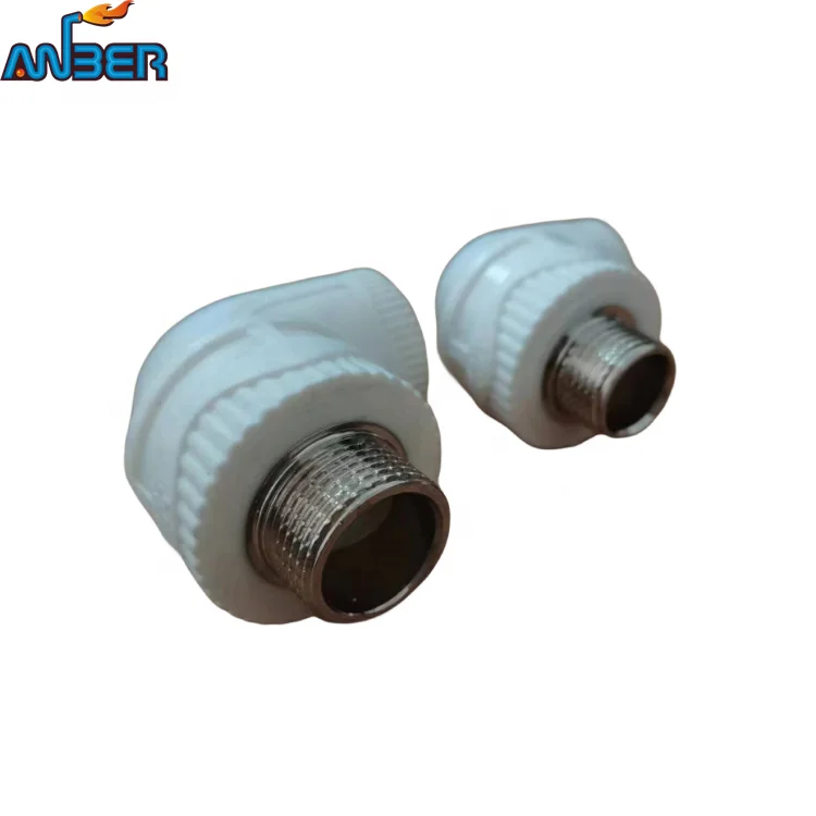 Ppr stainless steel outer wire elbow tee copper inner teeth
