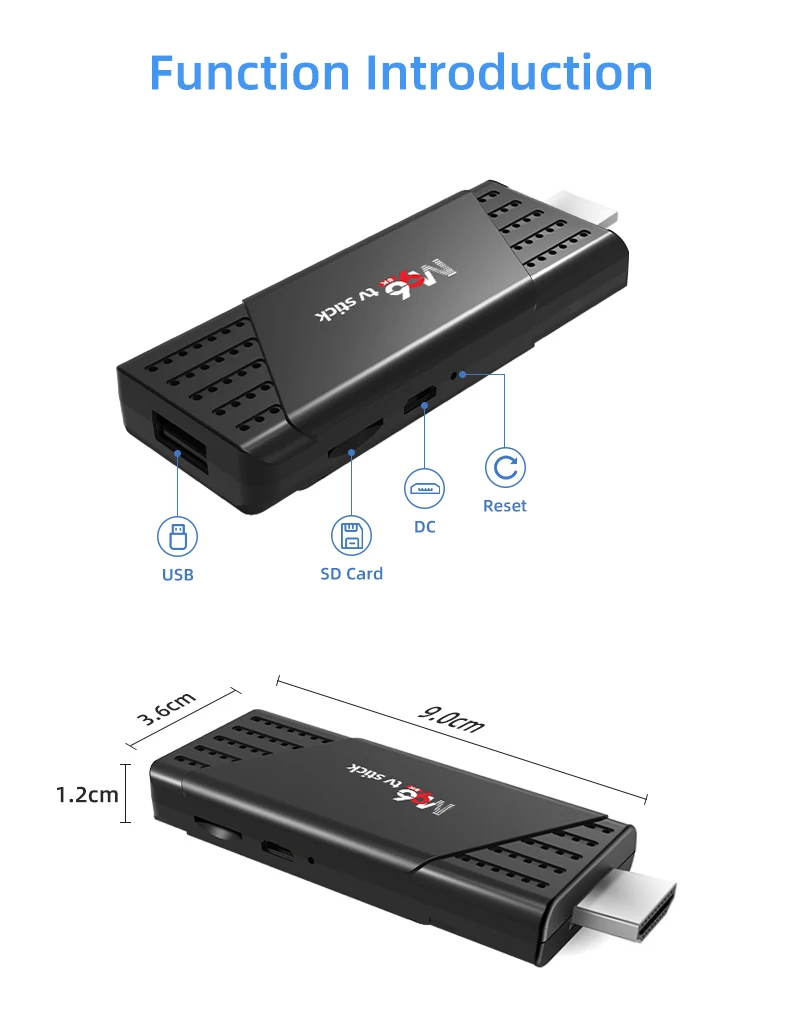 2023 новейший Android 13 ТВ-приставка для семей четырехъядерный Xiomi Mi Box S 4k 16GB Homotics R M96 Tv Stick 2G 1X10/100 Мбит/с