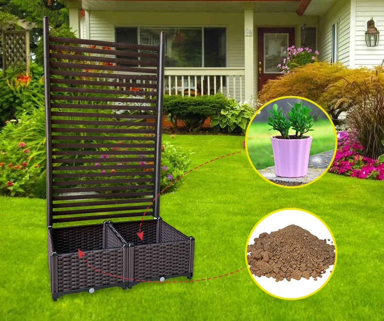 garden leaves plant stand vineyard post large japanese support system composite shade climbing plants trellis for the wall