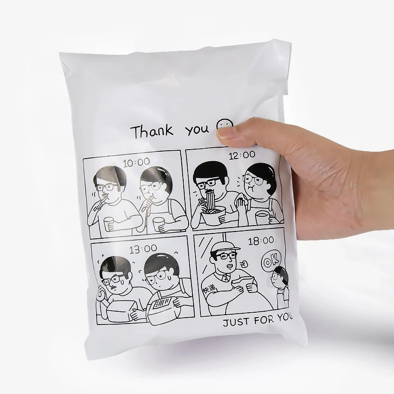  custom Printed Clothing shipping bag packaging plastic with own logo Biodegradable Self Sealing Mailing Bags poly