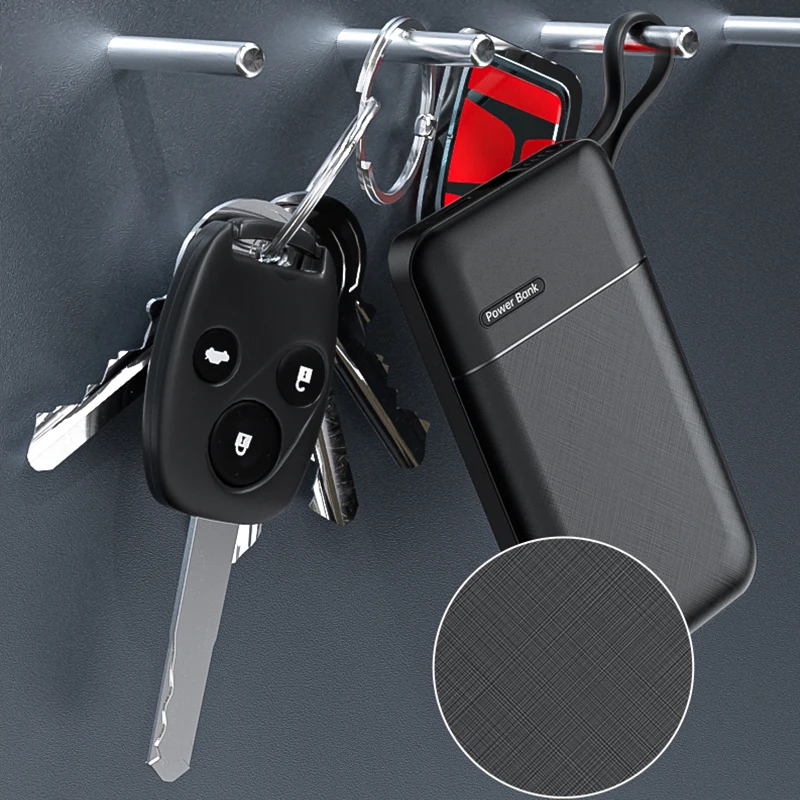 powerbanks key chain cute smart  OEM  mini slim pocket 3000 mAh mobile charger Portable power bank