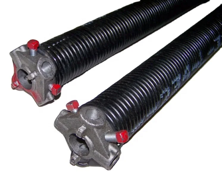 Chinese factory Heavy Load Extension Spring Black Oil Steel Torsion Garage Door Springs with accessory