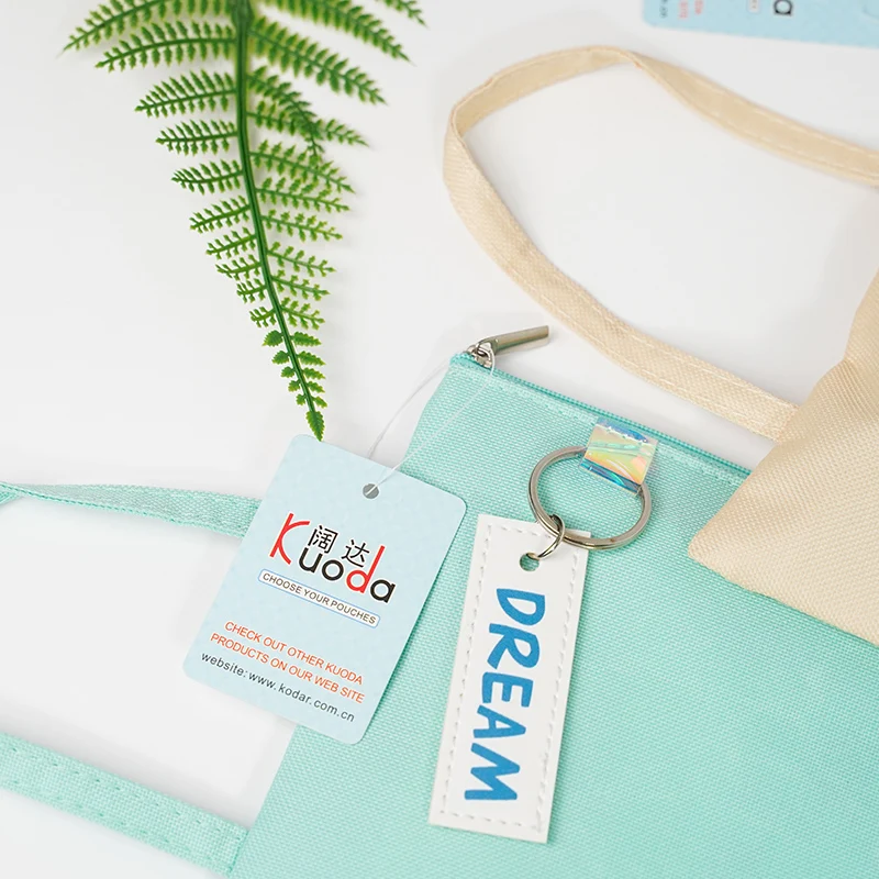 A5 A4 hot  sale school document zipper file folder bag Oxford cloth cute cartoon zipper file folder bag