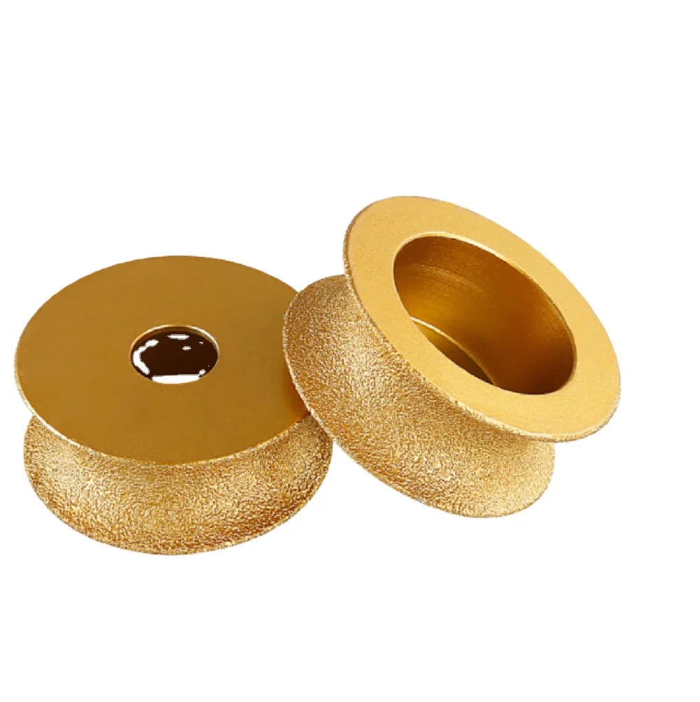 Hand Hold Diamond Grinder Bit Diamond Profile Wheel For Round Marble Grinding Edge Angle Wheel Grinder Stone Edge Discs
