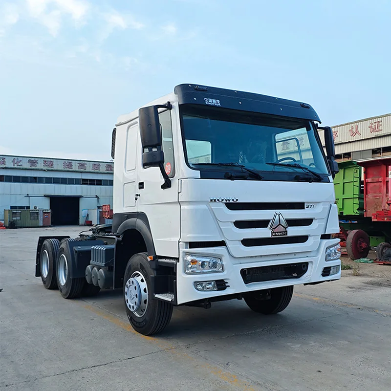 sinotruck used 6x4 truck trailer euro 2 diesel tractor truck sale low price