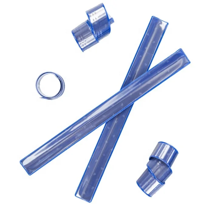 Hotsales Shaped Reflective Snap Band, Reflective Slap Wrap CE EN13356