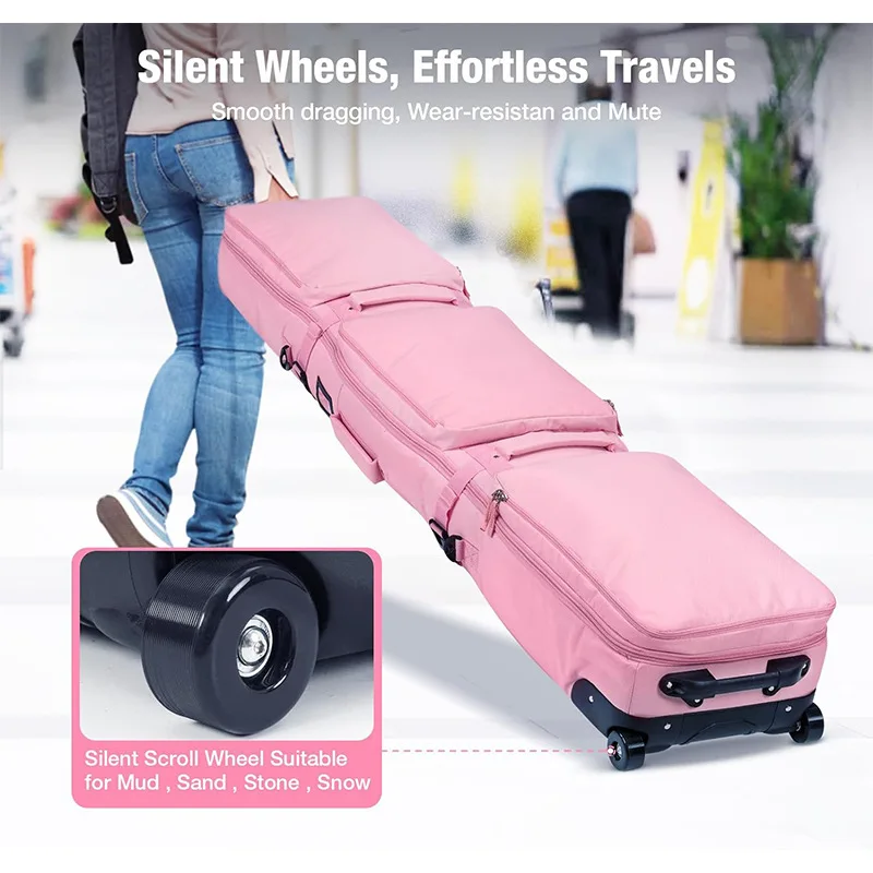 Custom Nylon Factory Board Bag for Adults Snowboard and Ski Boots Storage Solution Waterproof Durable Ski Travel Cover Bag