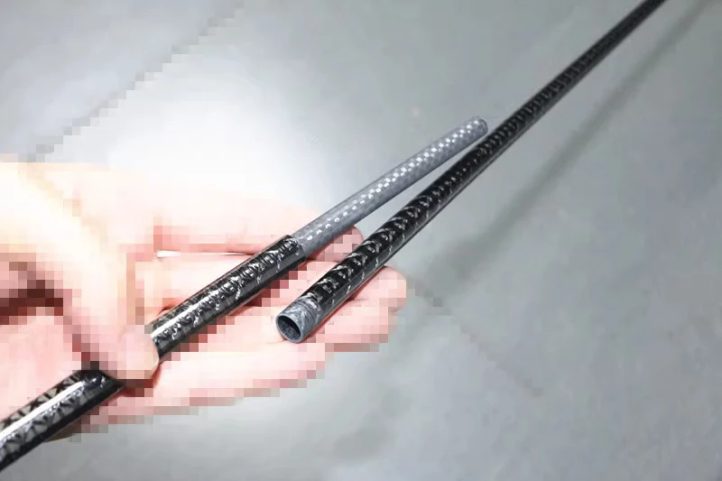 TAIGEK 2.28M Toray Carbon H XH 2 Section 4axis Cross Wrap Snakehead catfish Rod Blank DIY Rod Building Blank