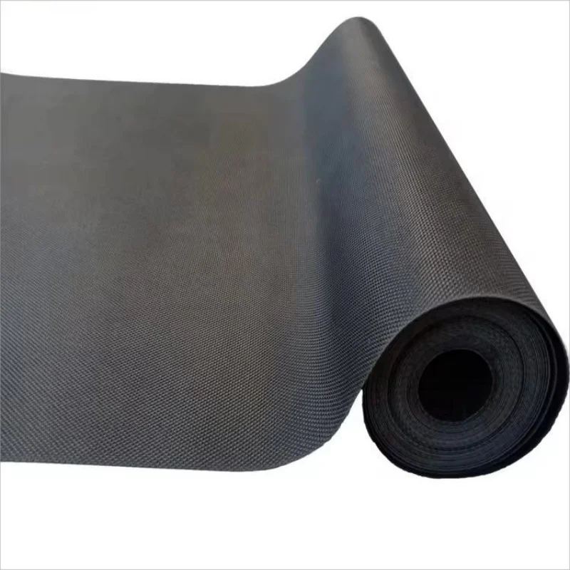 SPC PVC flooring material wood floor woven pattern IXPE EVA Foam underlayment for laminate flooring