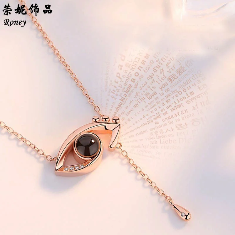 Rongni Religious Catholic scarab beetle sterling silver pendant youth wolf tooth bead thunder  projection necklace