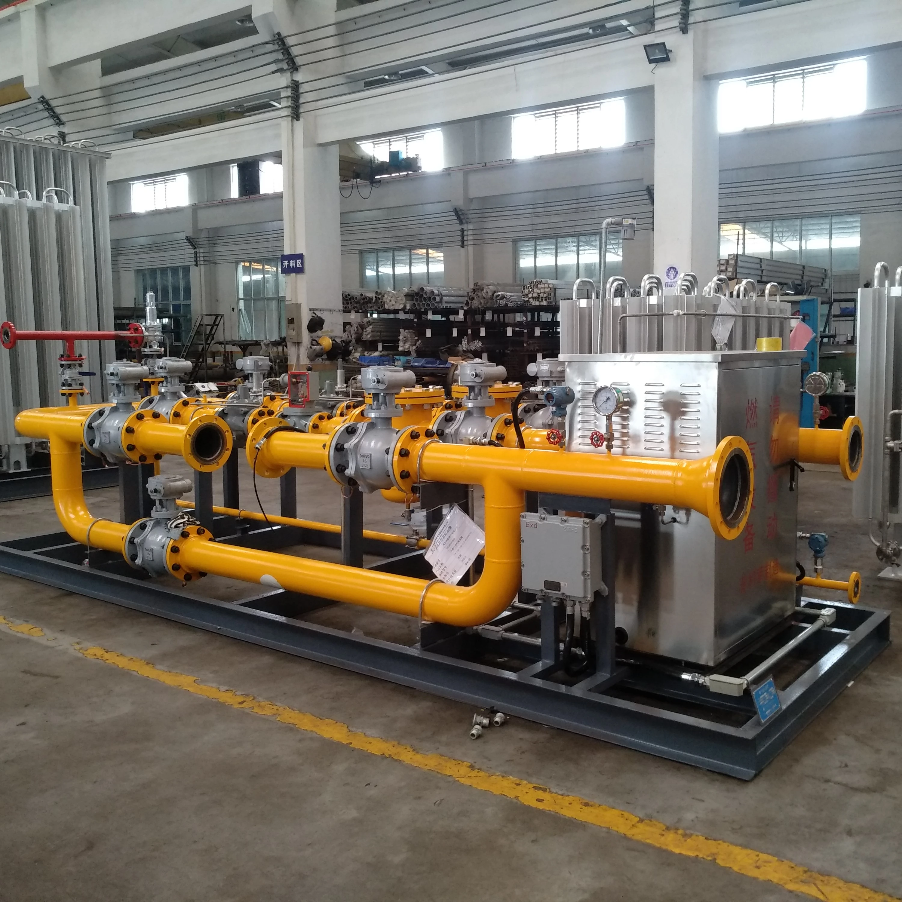 Детская система снижения давления СПГ, регулирующее оборудование, система регулирования давления и контроля давления с навесом