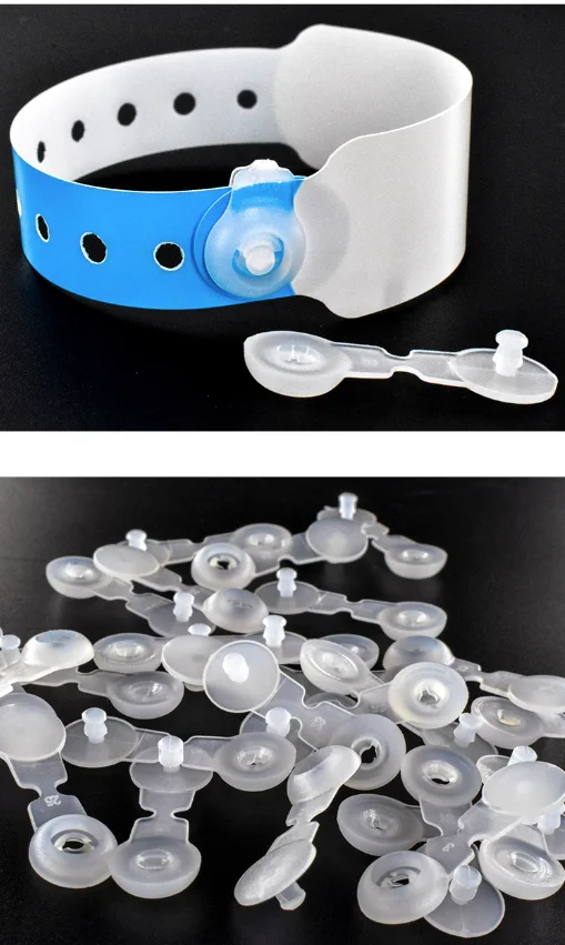 Manufacturer Custom Thermal Print Adjustable Hospital Patient Medical Id Hospital Wristbands Lock