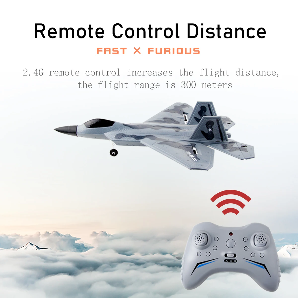 FX922 6 Axis Gyro Automatic Balance Function Remote Control Aircraft Auto Flight Control EPP Material Glider RC Plane