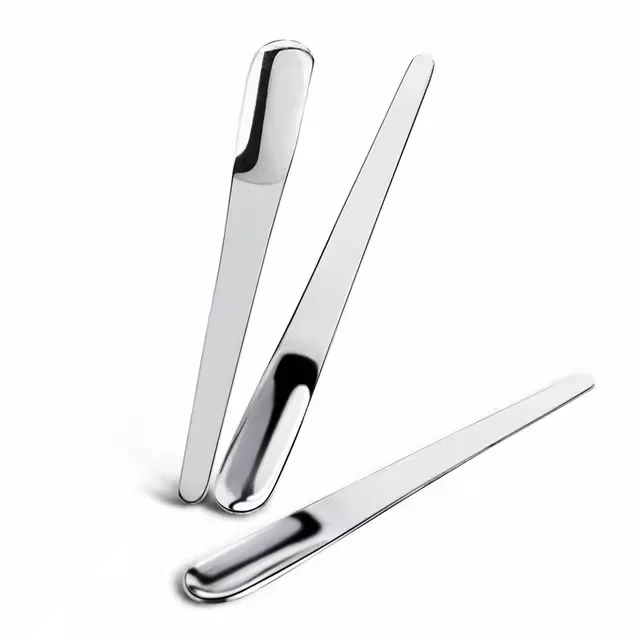 Coffee Dessert Spoon Silver Brass Stainless Steel Espresso Coffee Spoon